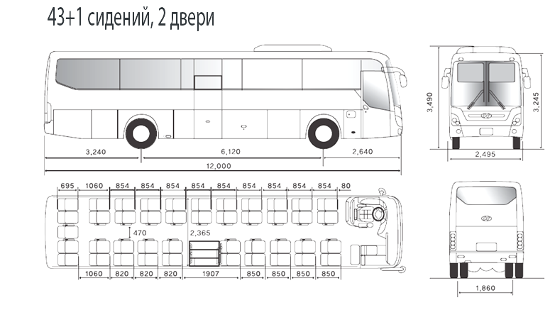 Автобус сетра фото расположение