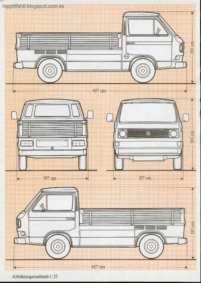 Длина фольксваген транспортер т4