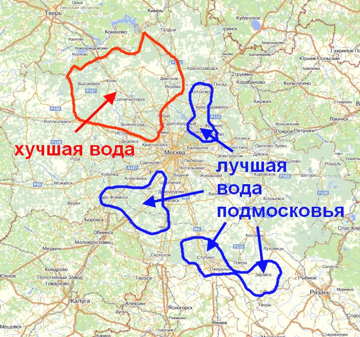 Экологическая карта московской области 2022