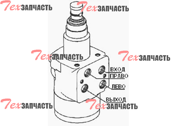 Схема рулевого дозатора мтз 82 подключения