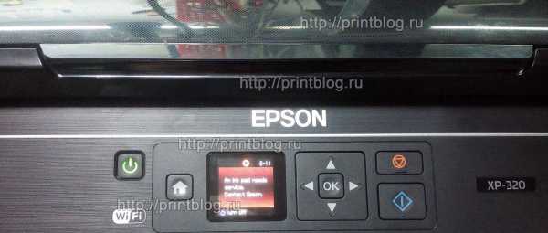 Ошибка е11 в принтере epson