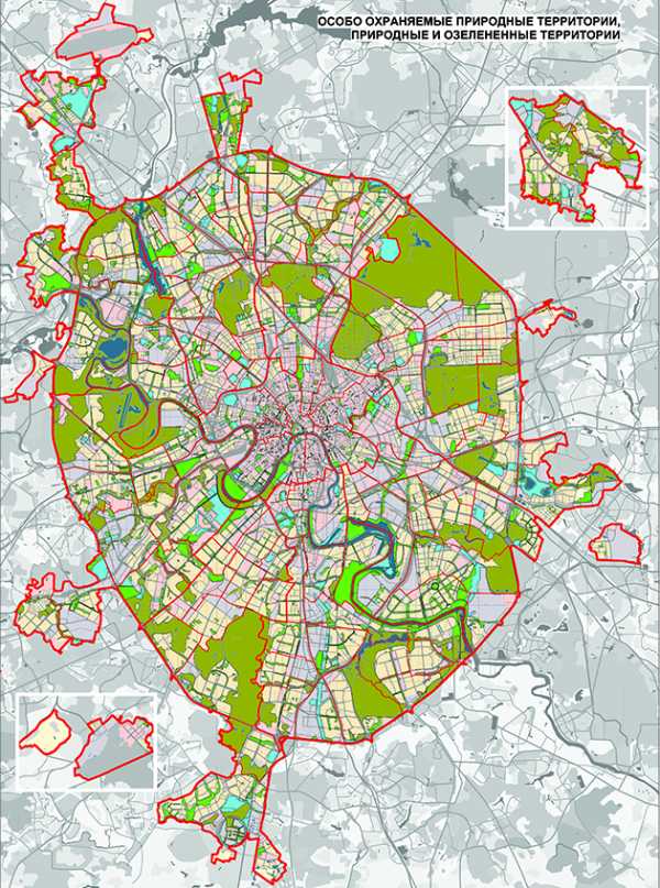 Планы расширения москвы до 2030 года карта