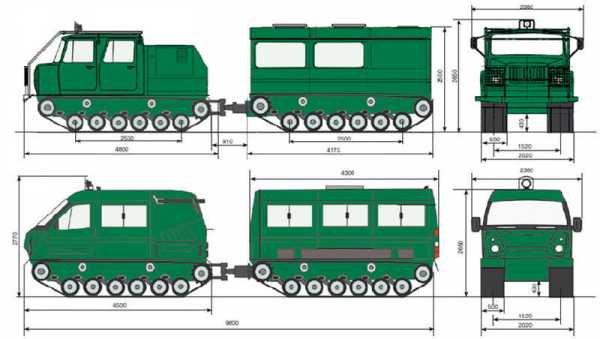 Машины на гусеницах военные