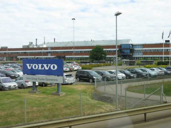 Завод volvo в швеции